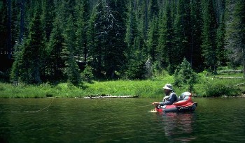 fishing Little Trappers in the Flat Tops, Colorado