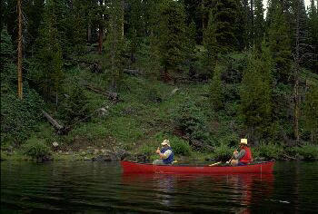 FIshing Trappers Lake, Flat Tops of Colorado